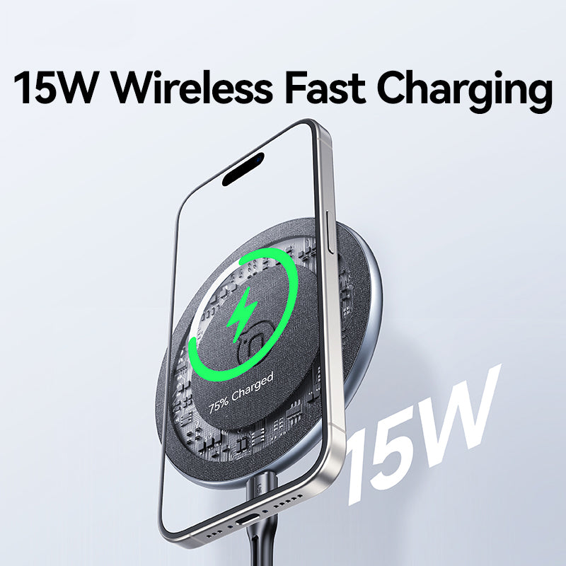 USAMS US-CD223 15W Ultra Slim Wireless Charger Aluminum Alloy Desktop Wireless Charging Pad USAMS US-CD223 15W Ultra Slim Wireless Charger Aluminum Alloy Desktop Wireless Charging Pad